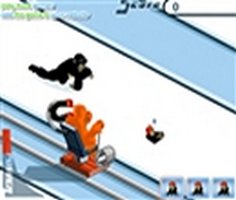 Play Monkey Curling